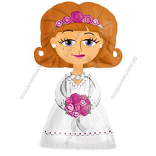 Шар  с гелием, ходячий Невеста шар ходячий