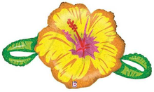 Шар с гелием  Фигура, Гибискус, Желтый, 99 см.