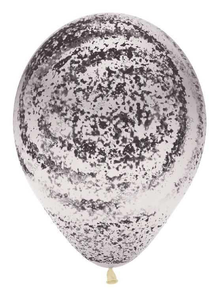 Воздушный Шар с гелием  Граффити, Мраморный узор, Прозрачный , кристалл, 30 см.