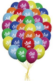 Букет шаров С днем рождения 