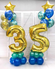 Комплект шаров на юбилей 35 лет