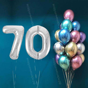 Шары на юбилей 70 лет