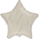1 шт. Звезда кремовая
