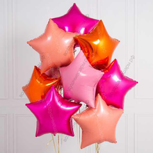 Букет из 9 шаров звезд "Звездная россыпь"