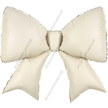 Шар с гелием Бант, Кремовый, Сатин, 99 см