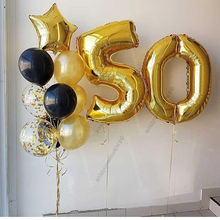 Фонтан из шаров на юбилей 50 лет "Классика"