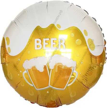 Шар с гелием  Круг, Кружка пива, Beer, 46 см.