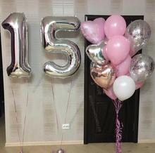 Букет из шаров на 15 летие "Розовый этюд"