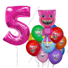 Оформление шарами с гелием Киси Миси на 5 лет дочери