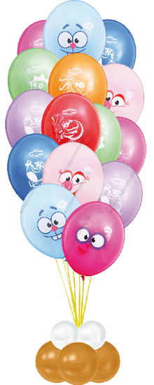 Фонтан шаров Смешарики (15)