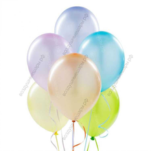 Шары Разноцветные, перламутр с гелием