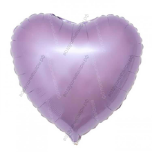 Шар с гелием  Сердце, Сиреневый, 46 см.