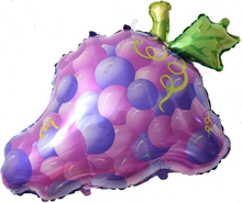 Шар с гелием  Фигура, Виноград, Фиолетовый, 69 см.