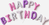 Надпись "Happy Birthday" Для девочки