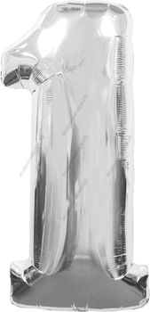 Шары цифры с гелием 1, Один, Единица