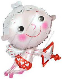 Шар с гелием  Фигура, Ангел, 94 см.