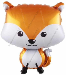 Шар с гелием  Фигура, Рыжий лисенок, 64 см.