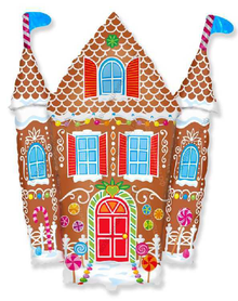 Шар с гелием  Фигура, Пряничный домик, 86 см.