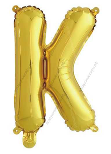 Шар- буква  "К", надутая воздухом, 41 см