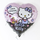 Шар (18''/46 см) Сердце, Hello Kitty, С Днем Рождения!, Розовый, 1 шт. в упак.