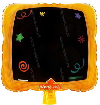 Шар гелиевый Классная школьная доска с маркером, 84 см