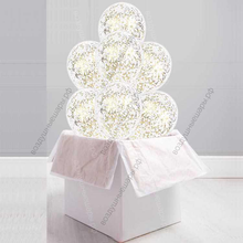 Коробка-сюрприз с прозрачными шарами конфетти,