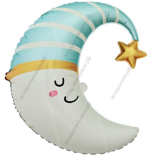 Фигура Полумесяц для мальчика с гелием, 71 см