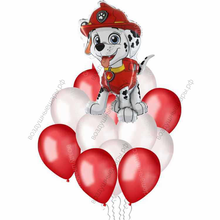 Композиция из гелиевых шаров Щенячий патруль: Маршалл