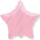 Шар (32''/81 см) Звезда, Розовый, 1 шт.