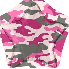 Шар с гелием  Звезда, Камуфляж, Розовый, 46 см.