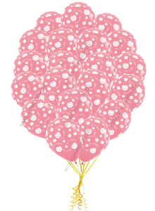 Букет шаров для новорожденной  