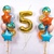 Сет из шаров с капибарами и цифрой на 5 лет