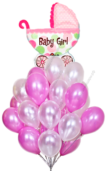 Шары на выписку из роддома "У нас девочка!"