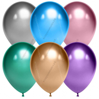 Воздушные шары Хром с гелием
