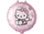  Воздушный шар (18''/46 см) Круг, Котенок Hello Kitty, Китти, розовый, 1 шт.