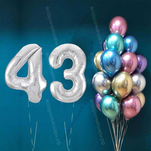 Гелиевые шары на 43 года