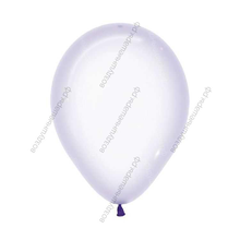 Шар с гелием  Макарунс, Хрустально-сиреневый , кристалл, 30 см.