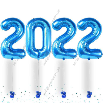 Воздушные шары- цифры с гелием, 2025 год