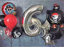 Сет из гелиевых шаров "Пиратский" для мальчика на 6 лет