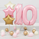 18 шаров и две цифра С цифрами 10