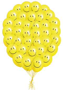 Облако из шаров Смайлы