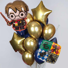 Букет гелиевых шаров с фигурой Гарри Поттера