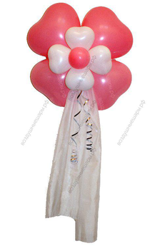 Цветочек "Нежные чувства" ( с тканью )