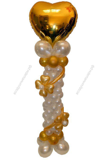 Столбик "Королевский" сердцем 32"