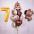 Фонтан, цифра и фигура С цифрой 7