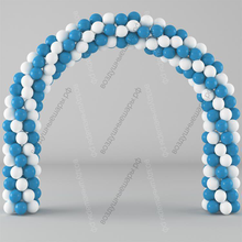 Спираль бело-голубая