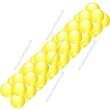 Желтая гирлянда из шаров (классическая)