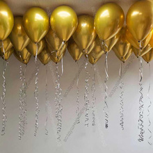 Шары под потолок золото хром, 25 шт.