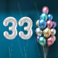 Шары с гелием на 33 года