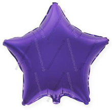 Шар с гелием Большая  Звезда, Фиолетовый, 81 см.